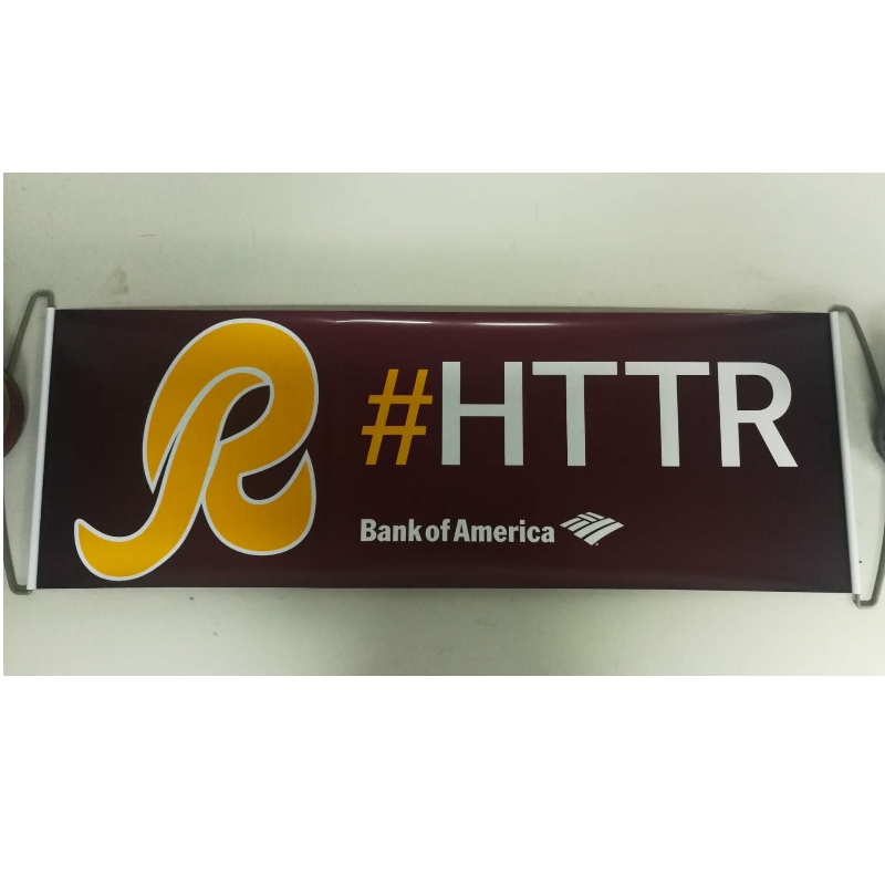 Vlastní Logo Hand Held Roller Banner- Redskins 24x68CM